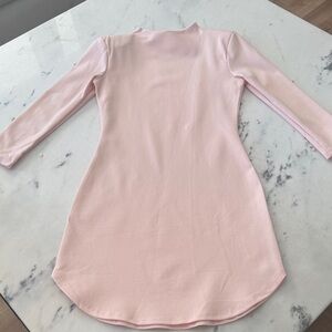 Pink Long Sleeve Dress